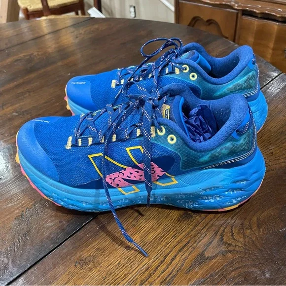 Womens New Balance Fresh Foam More Tr V2 Serene Blue/Vibrant Apricot 10 D Wide - Picture 3 of 10